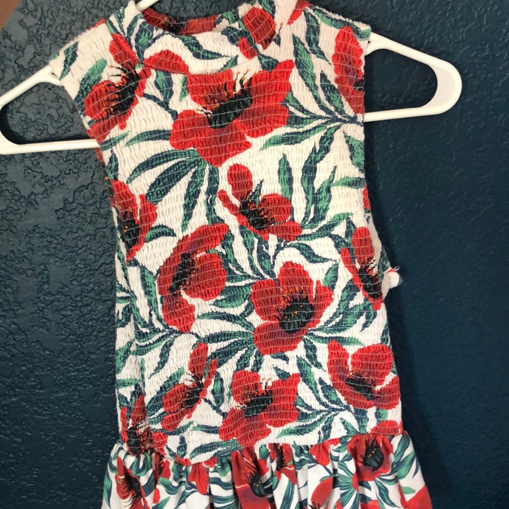 Cotton floral Zara crop top